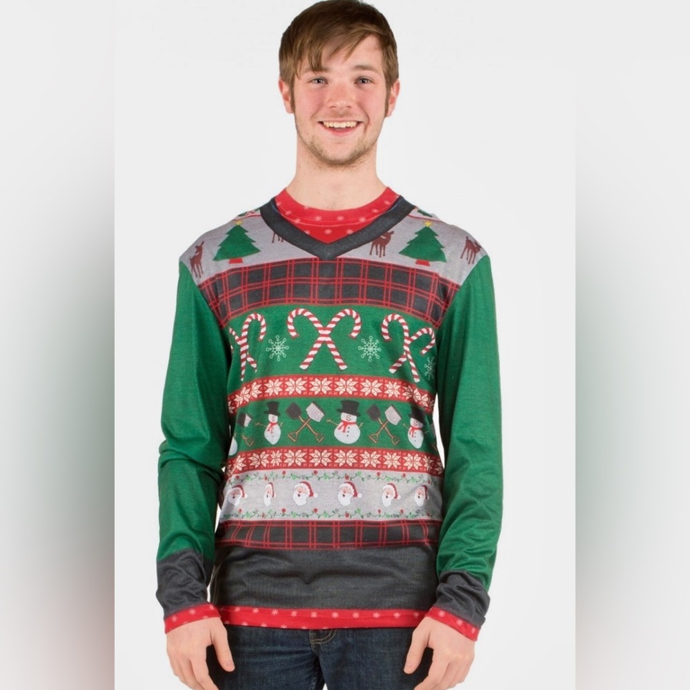 Ugly Christmas‎ T-Shirt by Faux Real Size XL